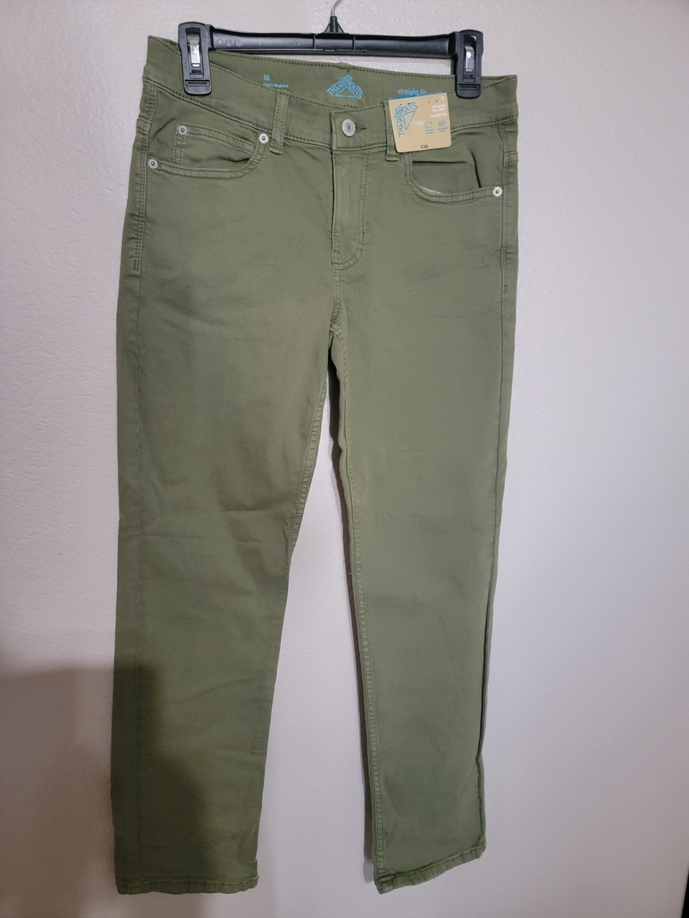 Olive Green Slim Pants